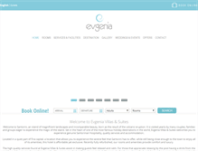 Tablet Screenshot of evgeniavillas.com